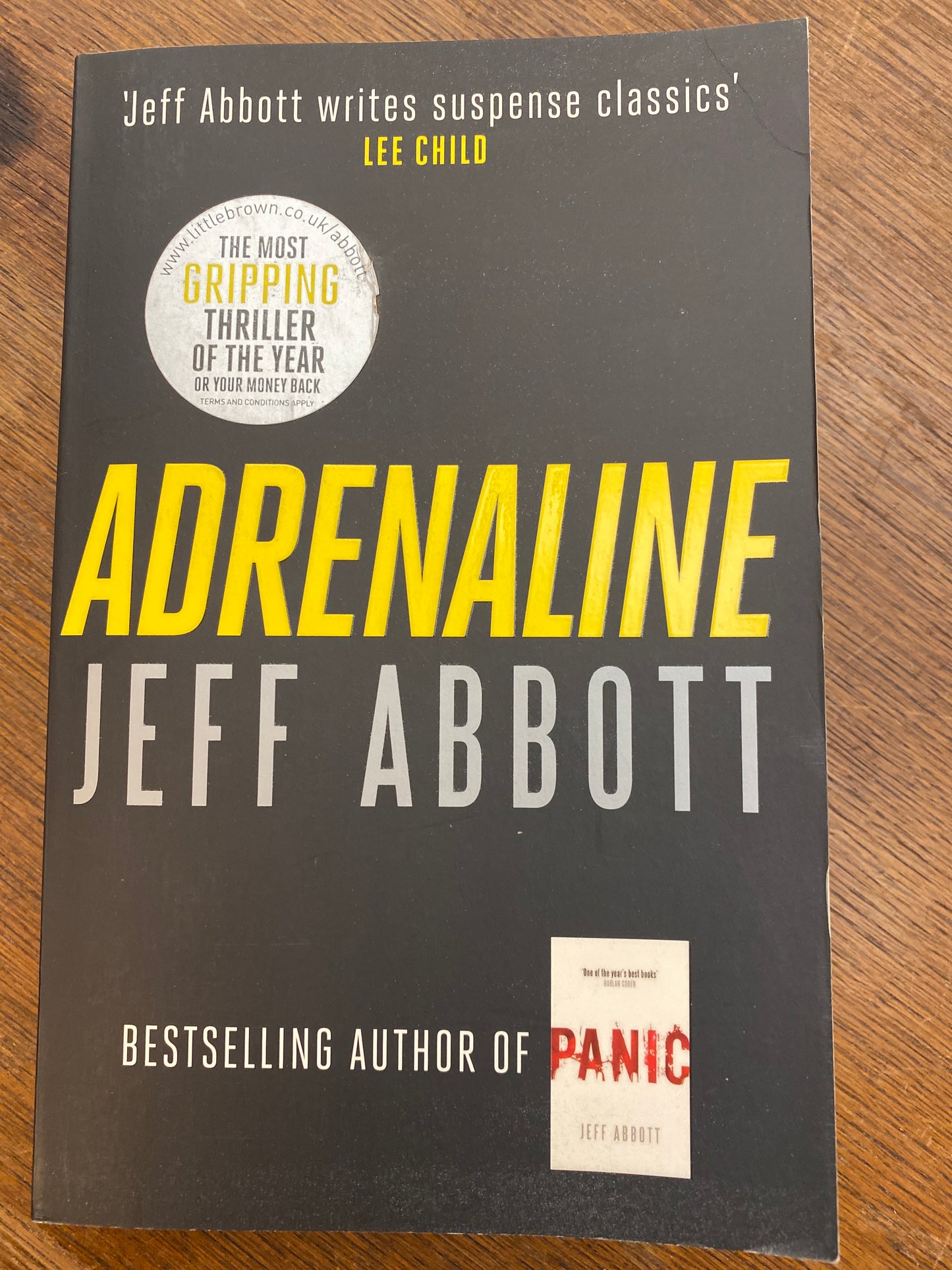 Adrenaline by Jeff Abbott