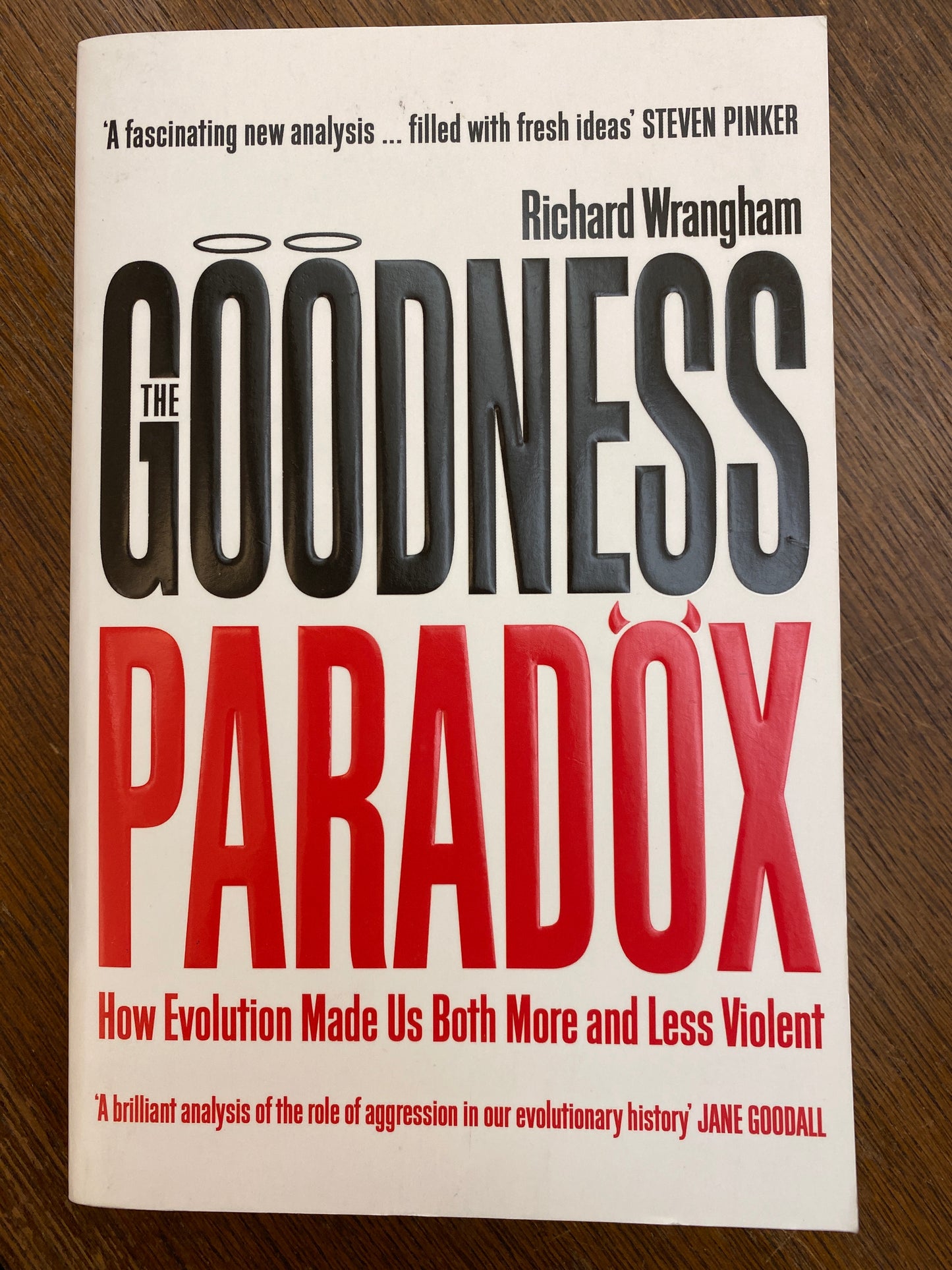 Goodness Paradox- how evolution made us both more and less violent