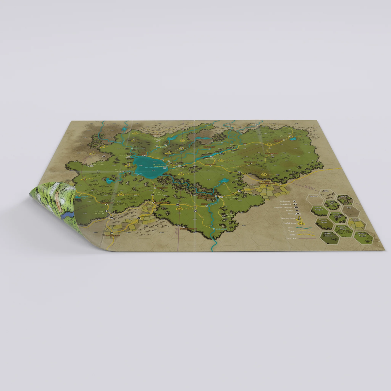 Dolmenwood Double-Sided Player & Referee's Poster Map