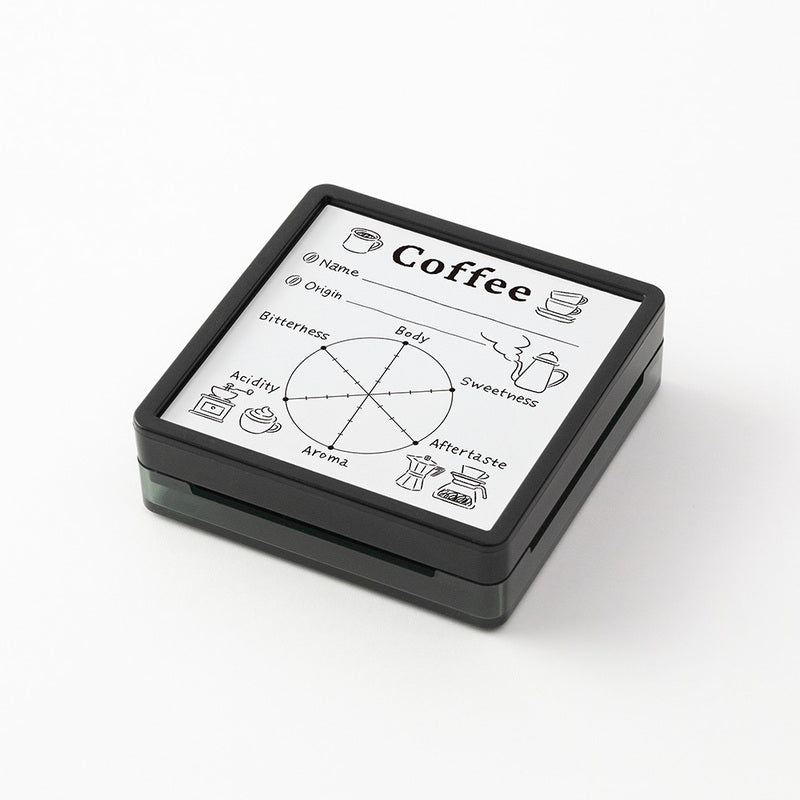 Coffee Tasting Profile Stamp and Ink Pad by Midori