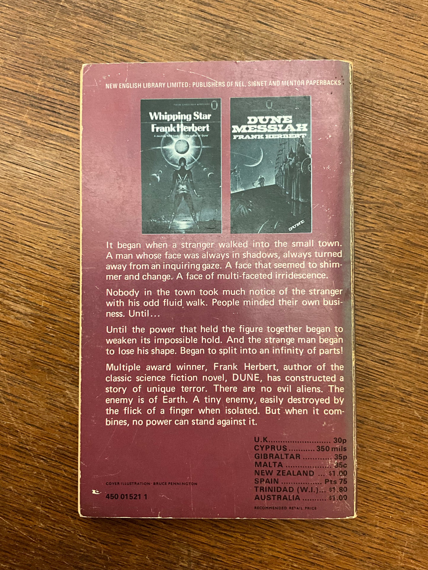 The Green Brain by Frank Herbert: First NEL Paperback July 1973