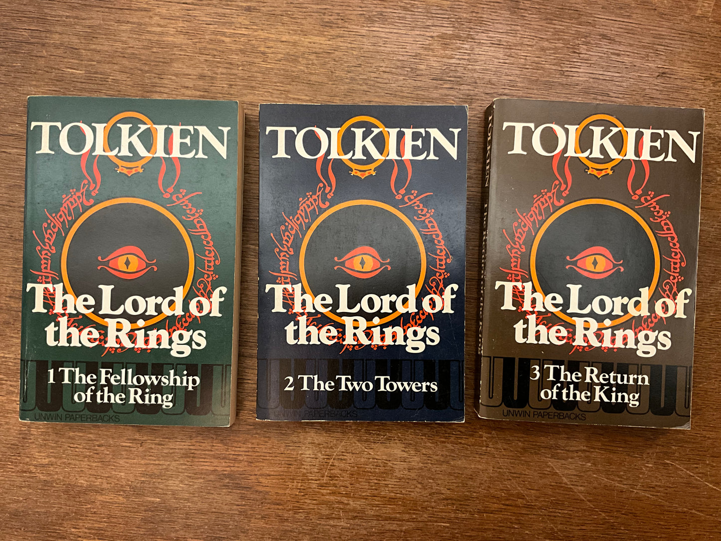 Lord of the Rings: Unwin 1974 paperbacks: Fifth Impression