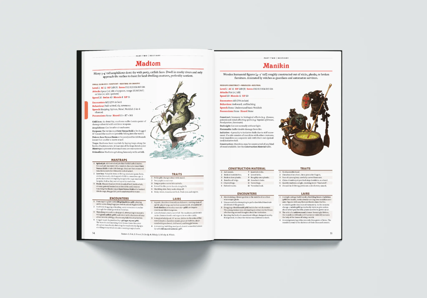 Dolmenwood RPG: Monster Book (Includes PDF)