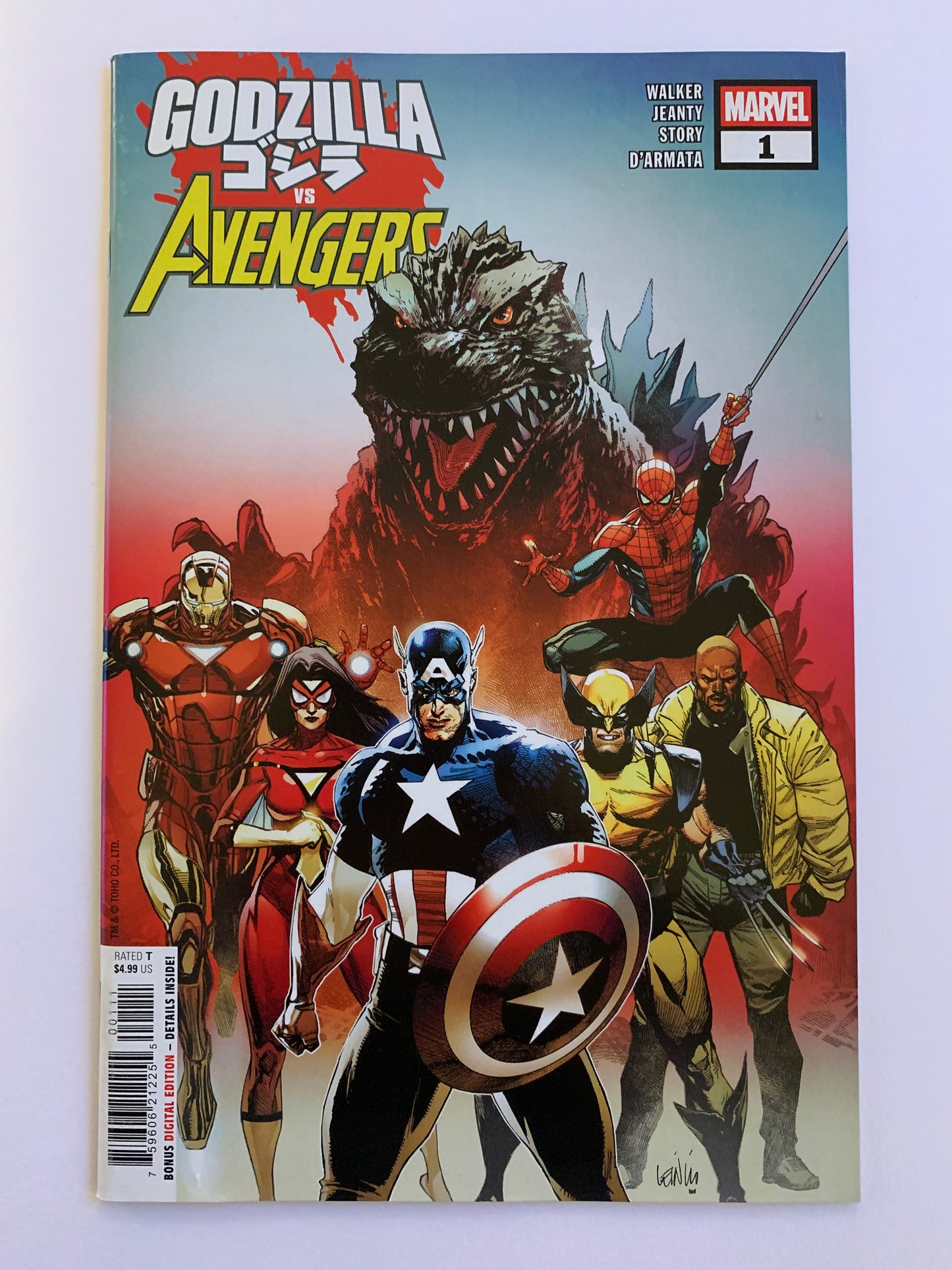 Godzilla vs the Avengers: Comic Issue #1