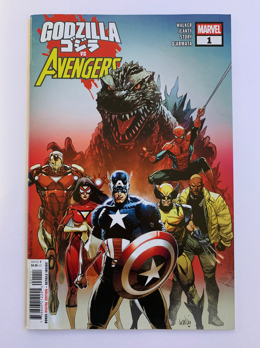 Godzilla vs the Avengers: Comic Issue #1
