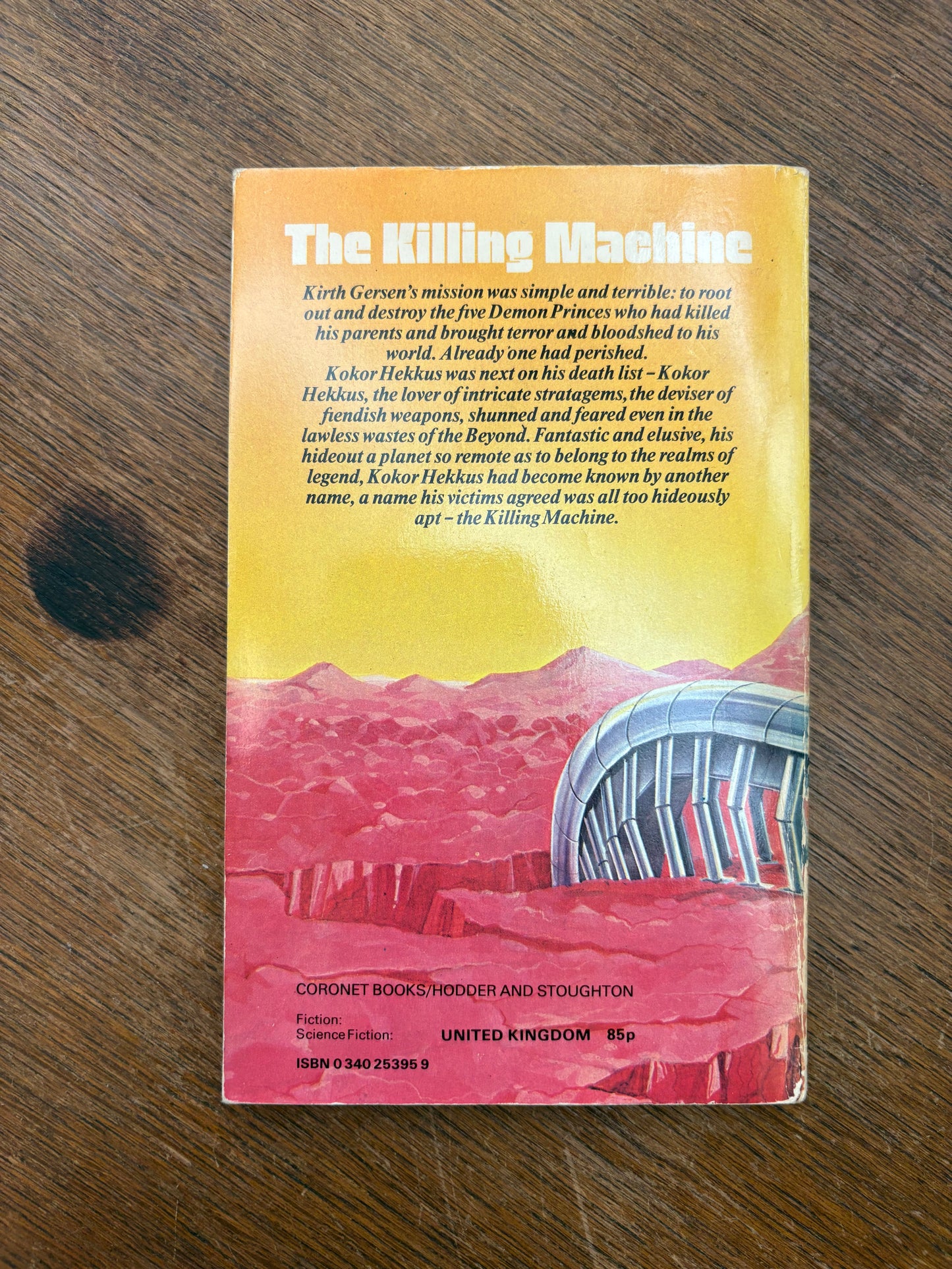 The Killing Machine (Demon Princes, Book 2) by Jack Vance