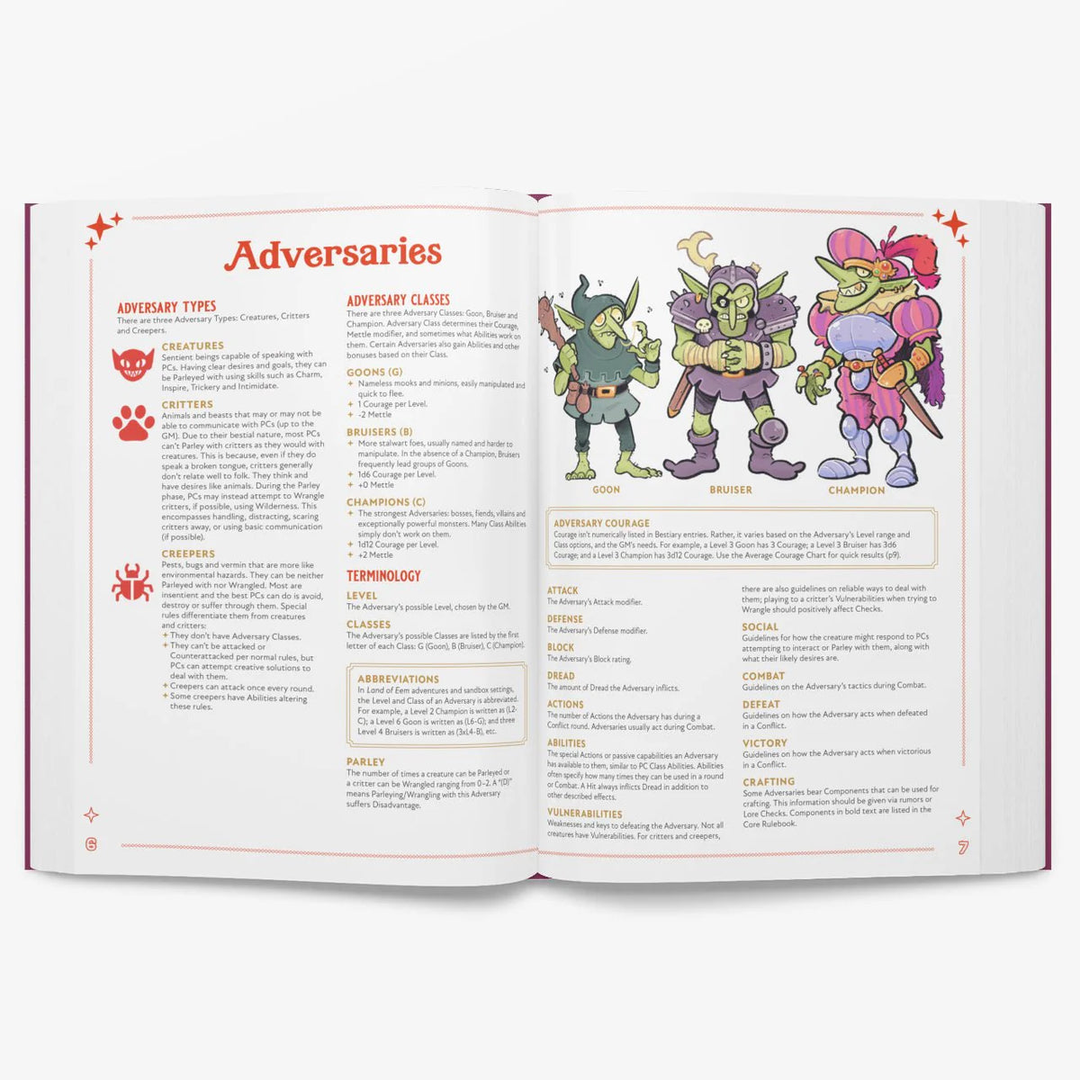 Baby Bestiary Vol. 2 – Rollenspielbuch (Englisch) – Monsterbabys Aufziehen – Fantasy RPG – Kreaturenpflege – Metal Weave Games – Kickstarter-Edelausgabe