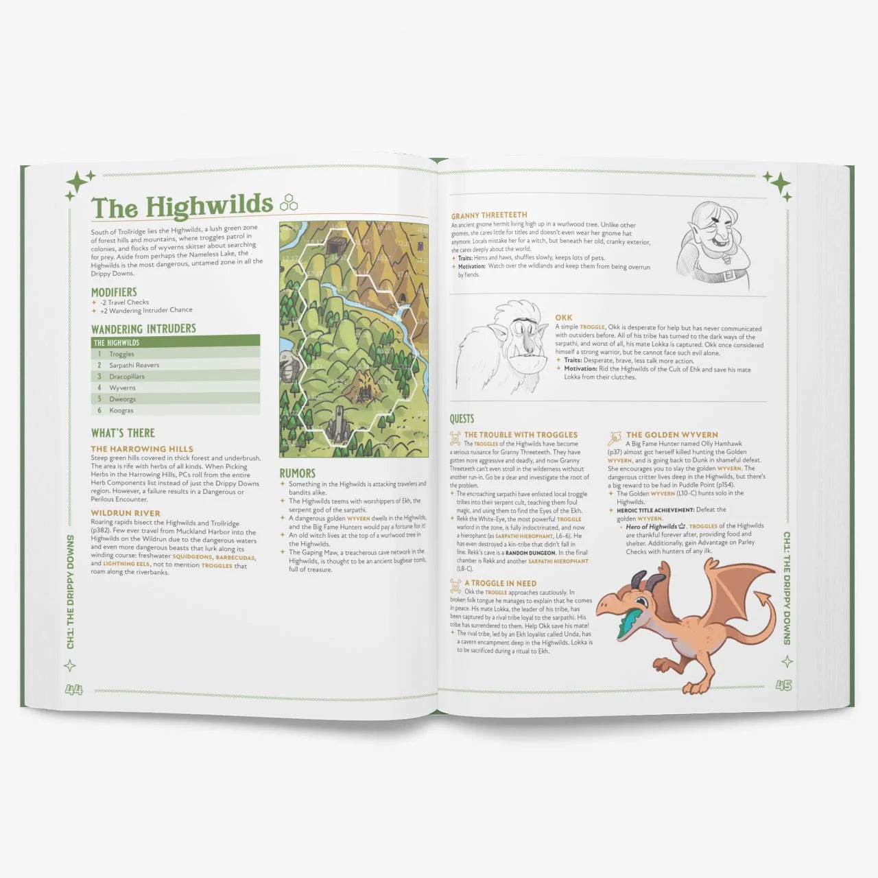 Land of Eem RPG: Mucklands Campaign Setting Book (Includes PDF)