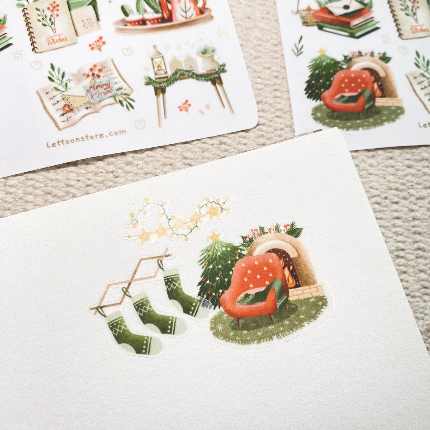 Sticker Sheet - Magical Cozy Winter: Matte Paper