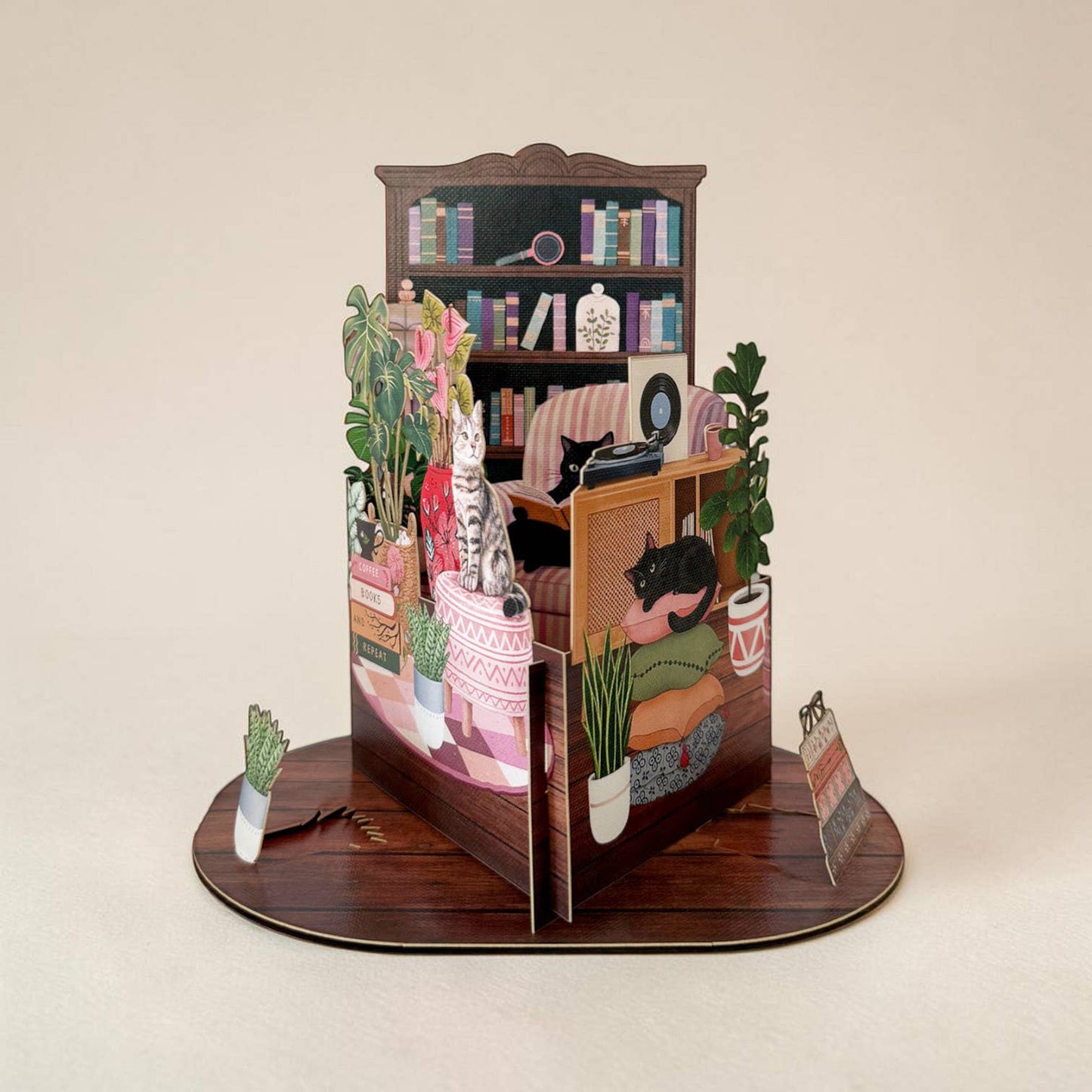 Cosy Cat Corner Pop-Up Card