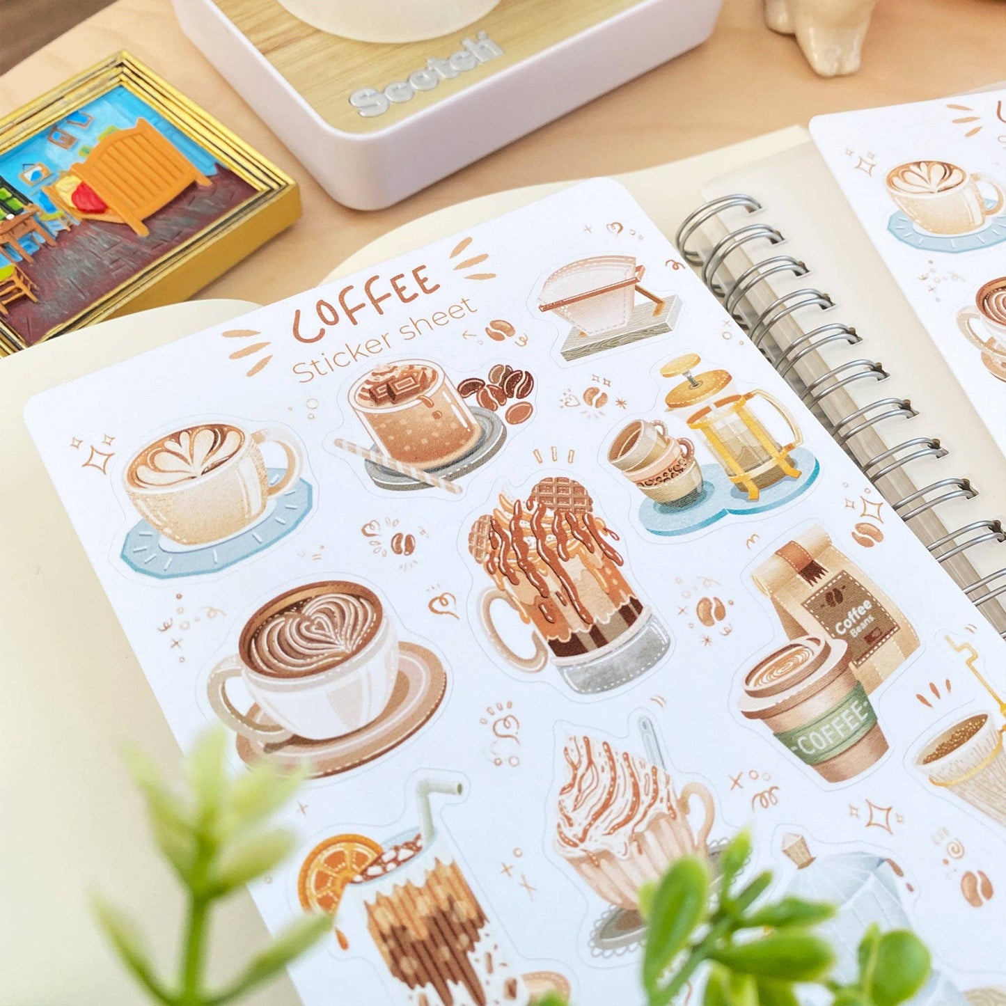 Sticker Sheet - Coffee