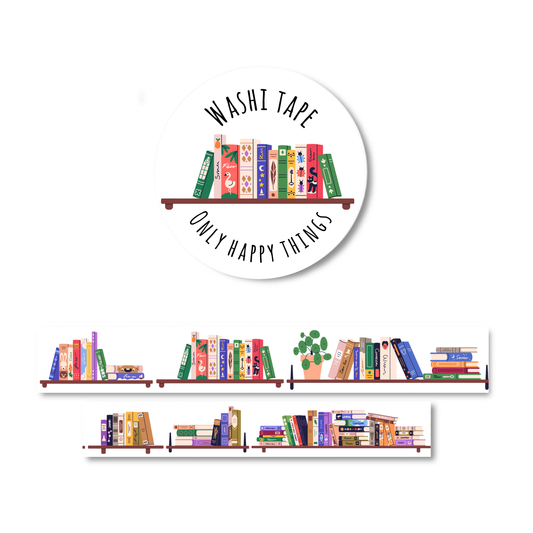 Washi tape Bookshelves