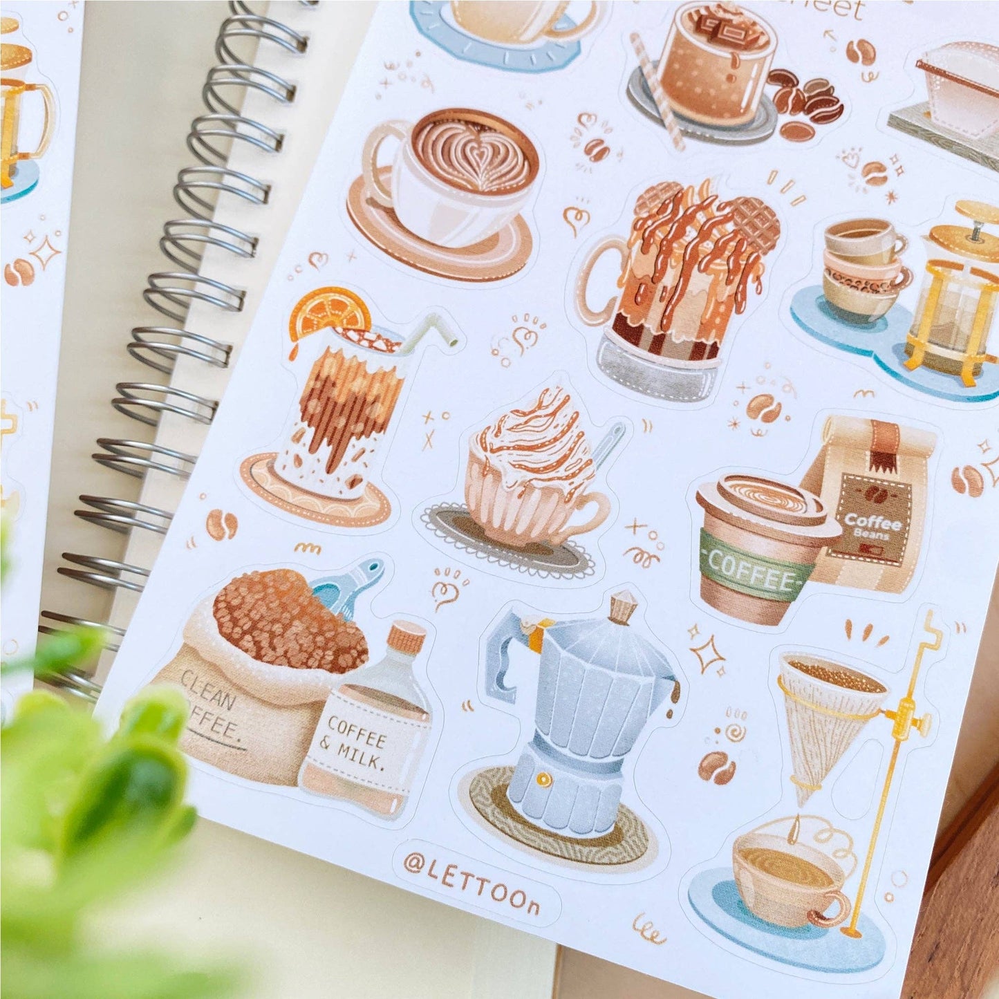 Sticker Sheet - Coffee