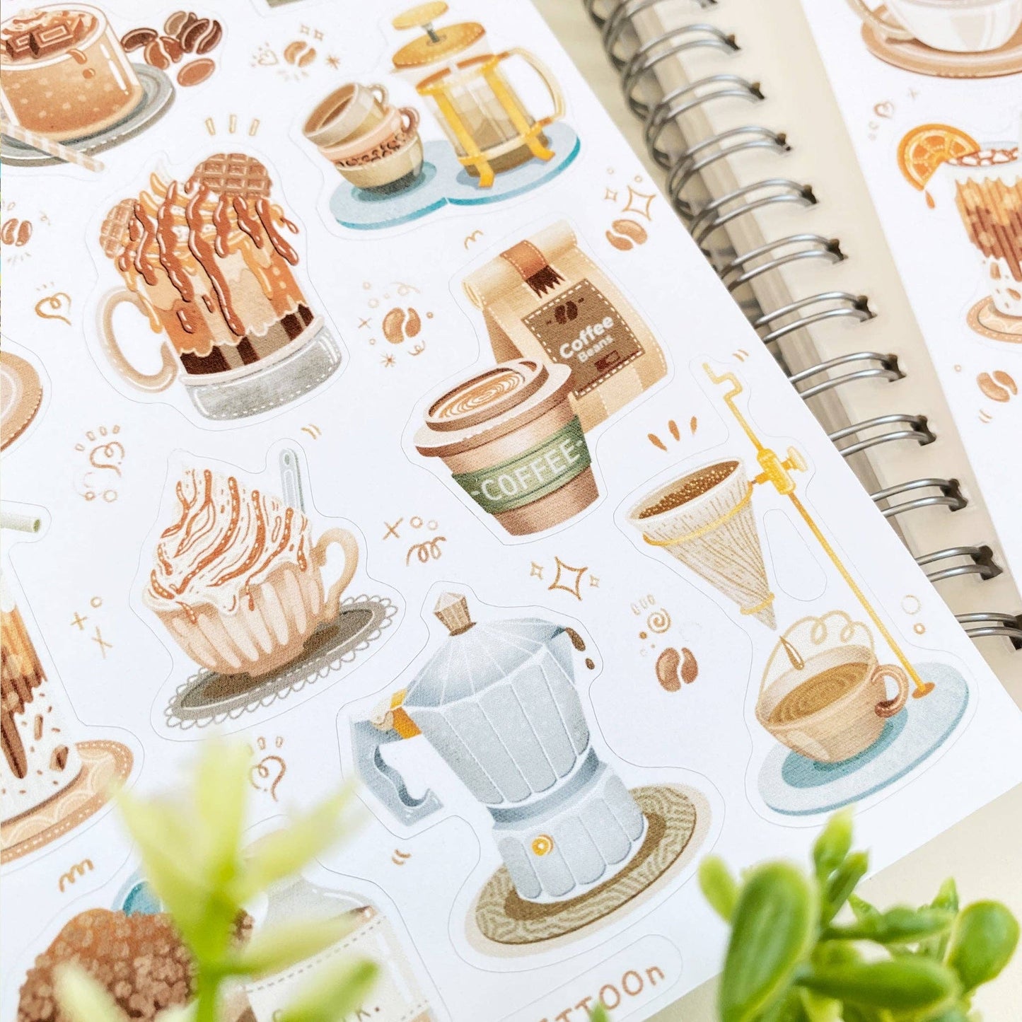 Sticker Sheet - Coffee