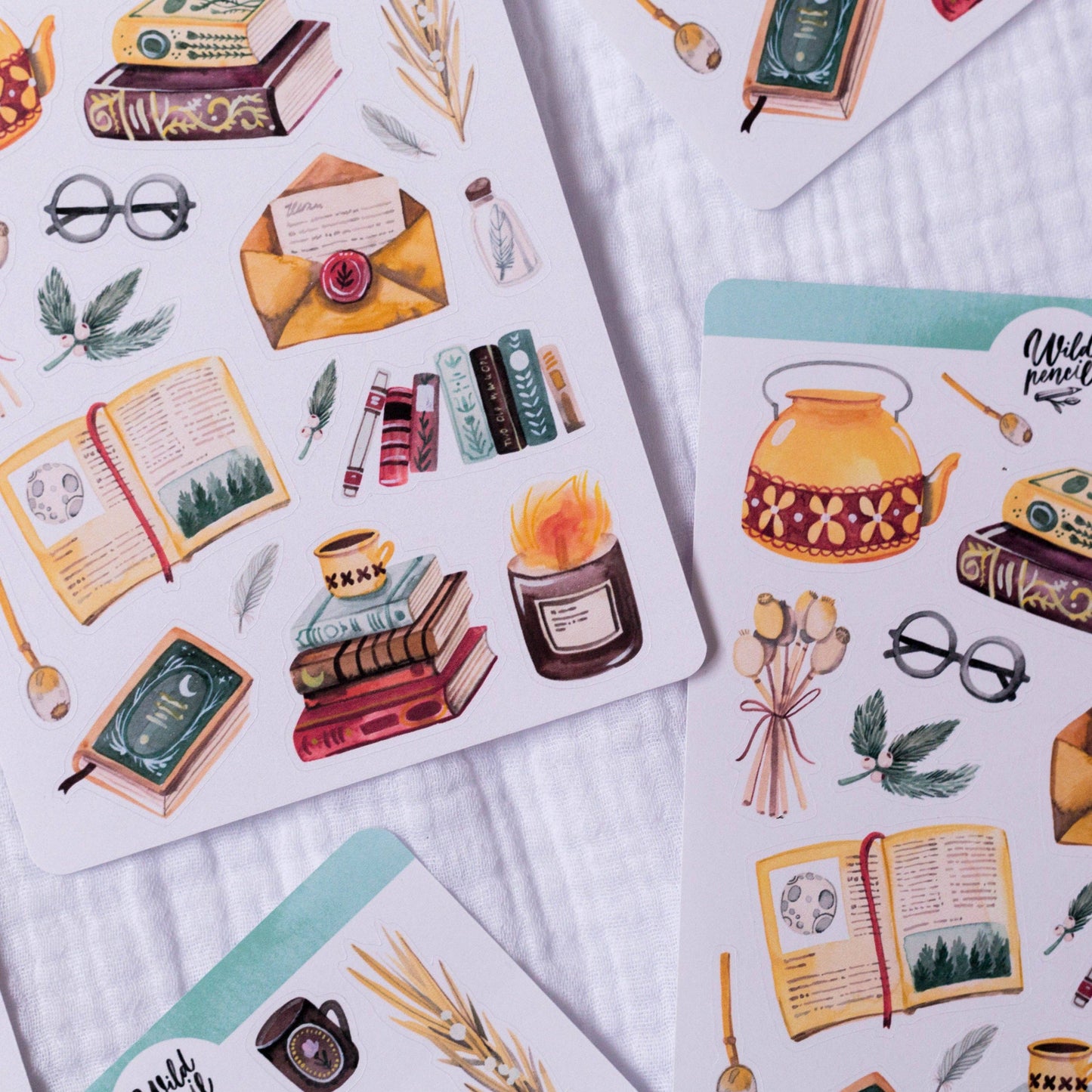 Sticker Sheet — Library