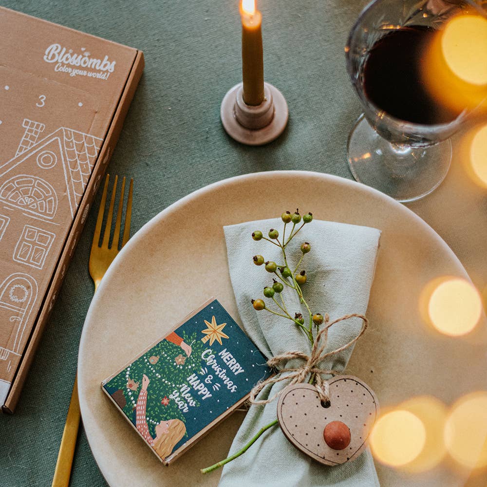 Organic Gift Box Mini – ‘Merry Christmas & Happy New Year’