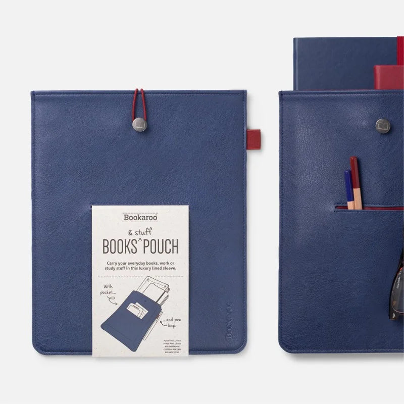 Bookaroo Books & Stuff Pouch - Navy