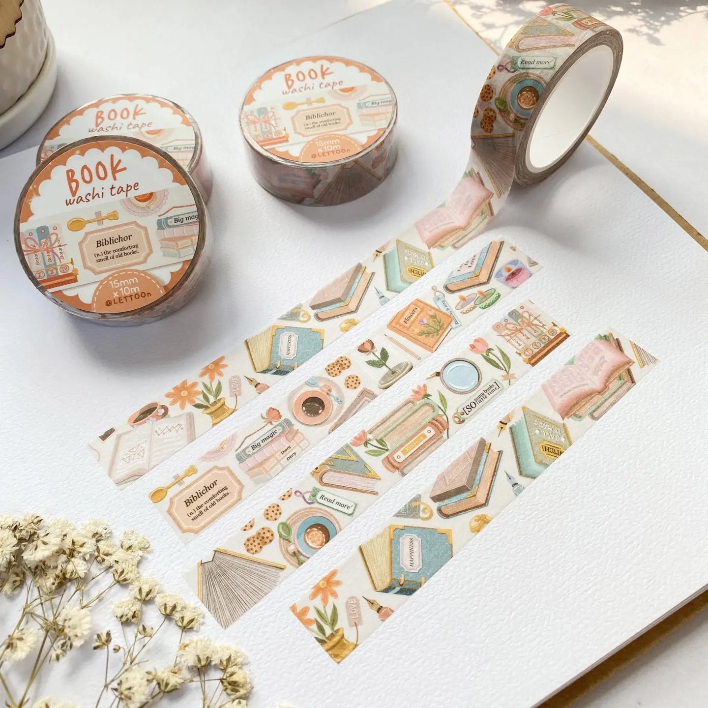 Book Washi Tape