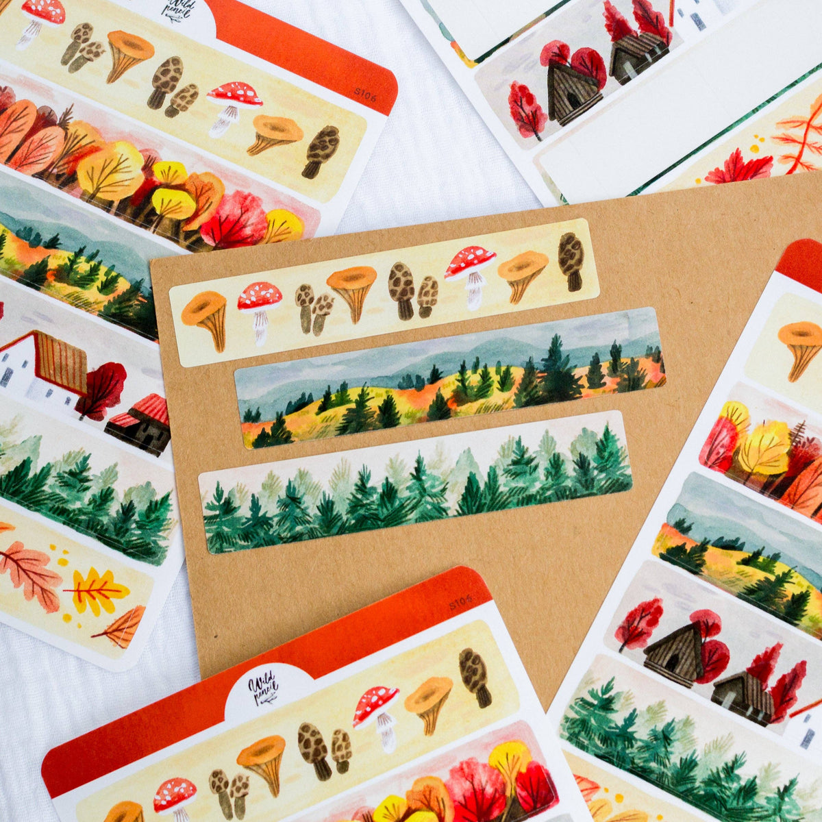 Sticker Sheet — Autumn Tapes