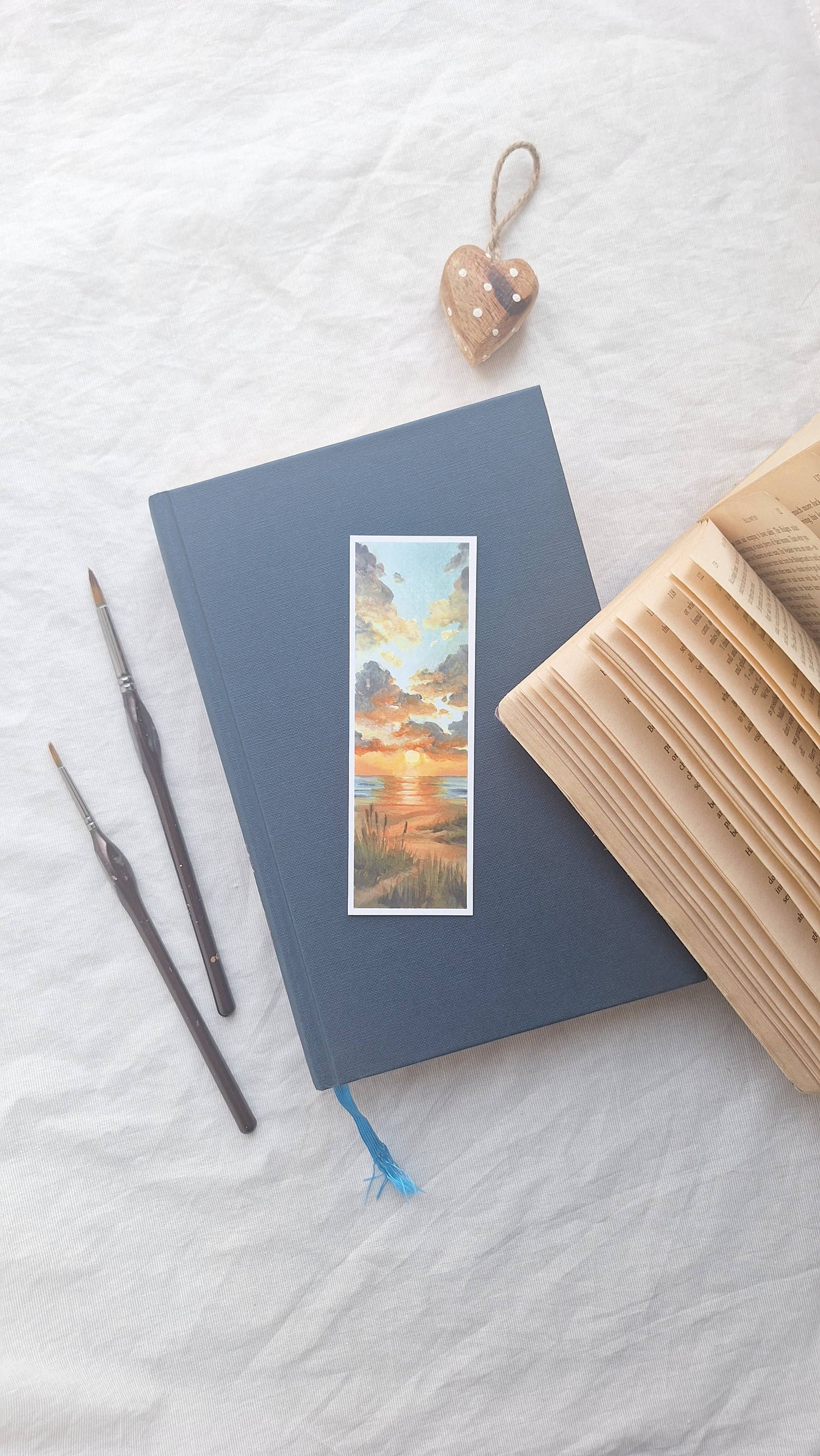 Coastal Sunset Bookmark