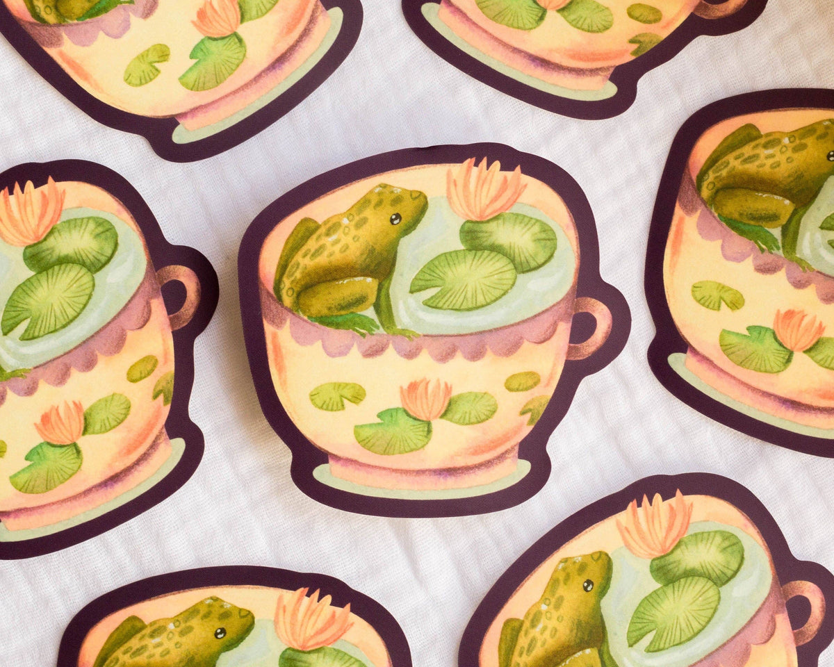 Vinyl sticker — Frog