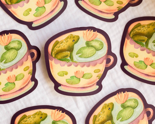 Vinyl sticker — Frog