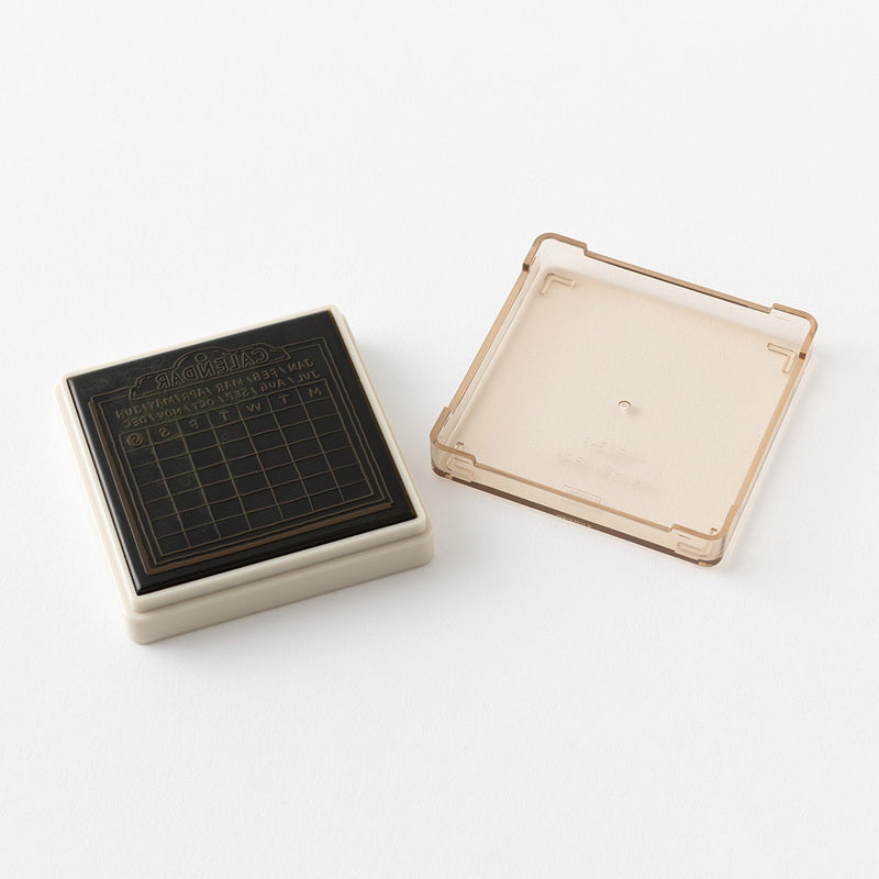 Calendar Stamp and Ink Pad by Midori