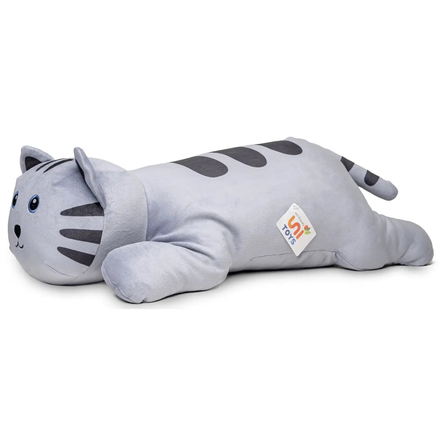 Plush Cushion - Cat Grey - Ultra Soft - Cuddly/Plush Toy