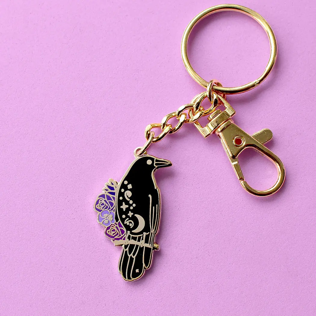 Crow Keychain