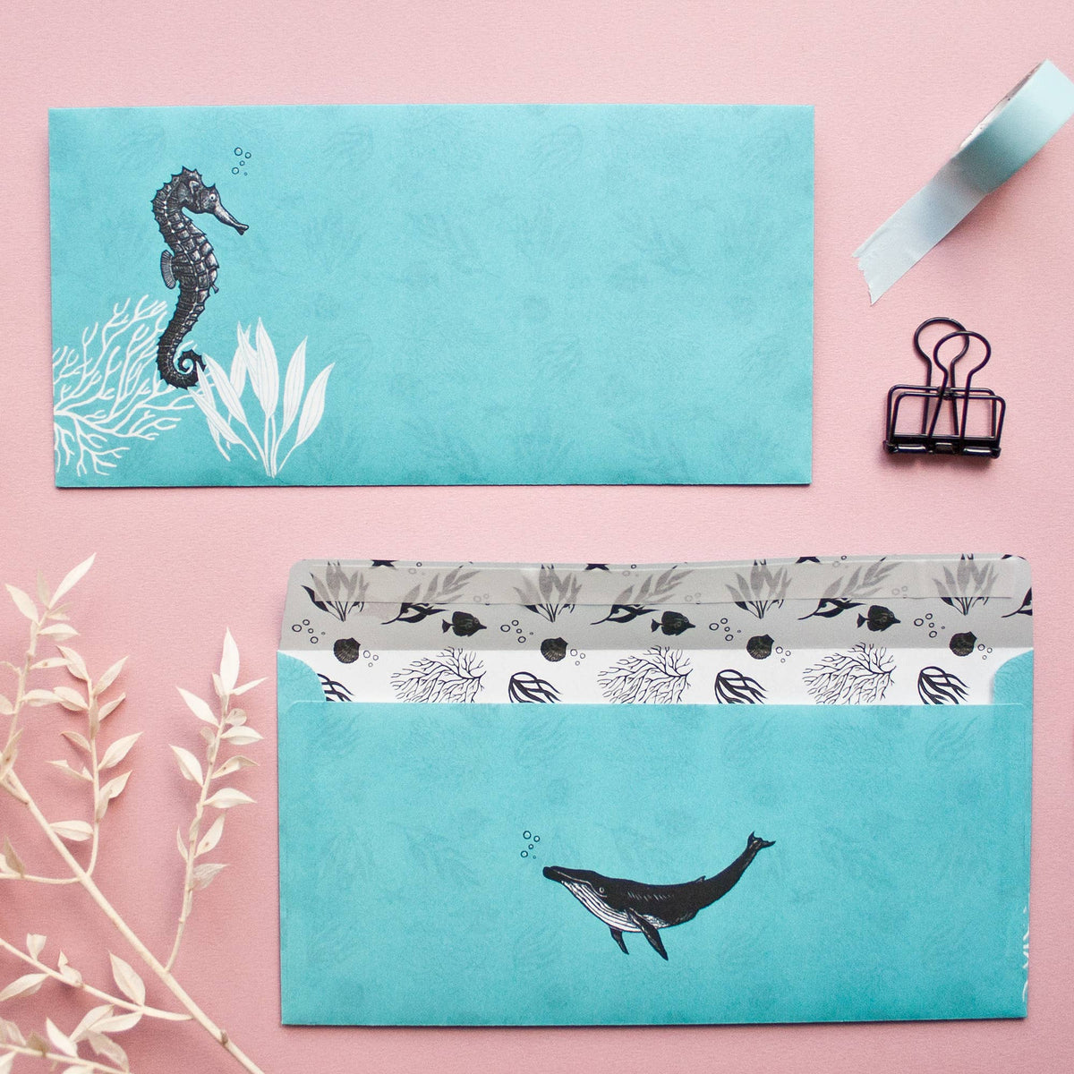 Stationery Set Seahorse