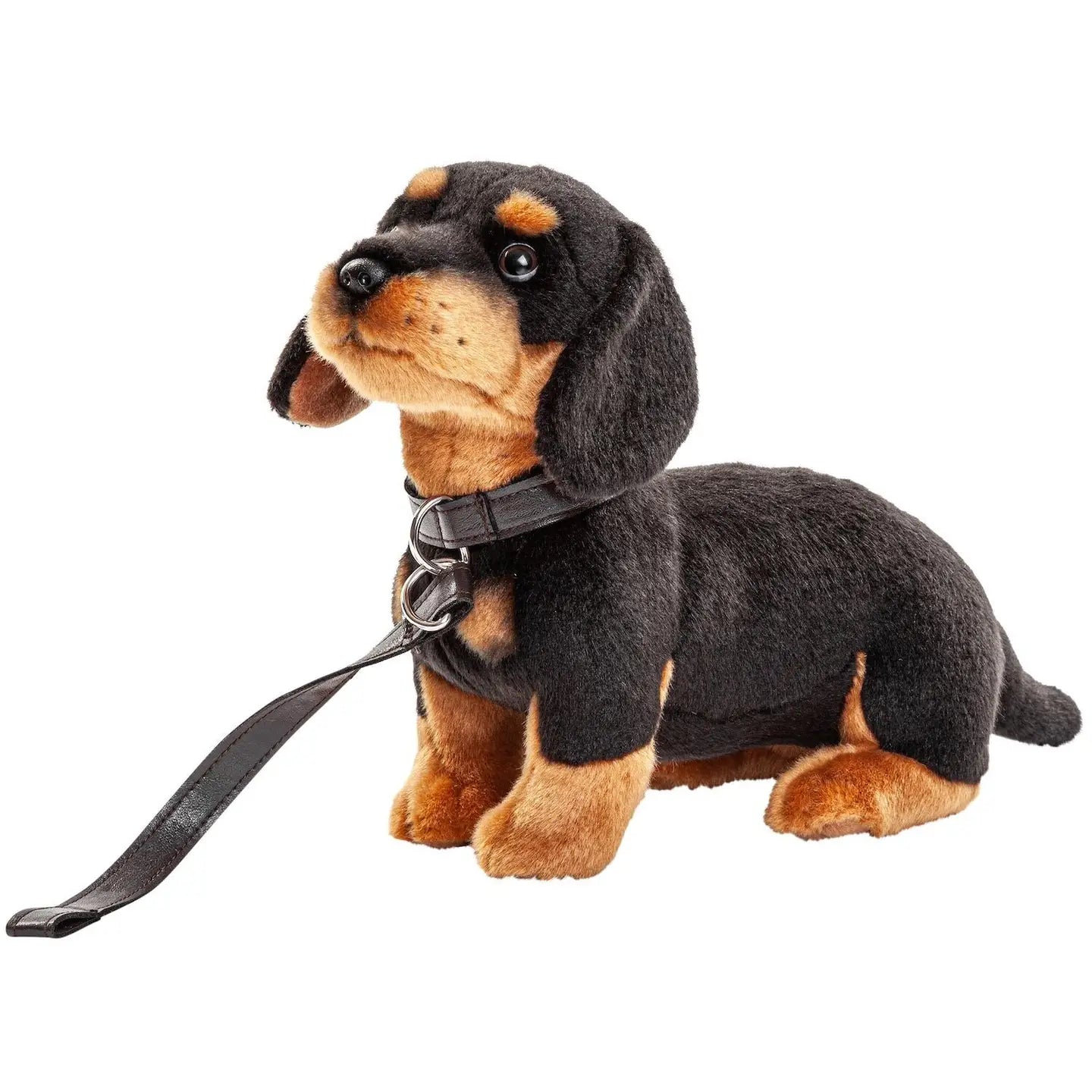 Dachshund (with Leash) - 27 cm (Length) - Cuddly/Plush Toy