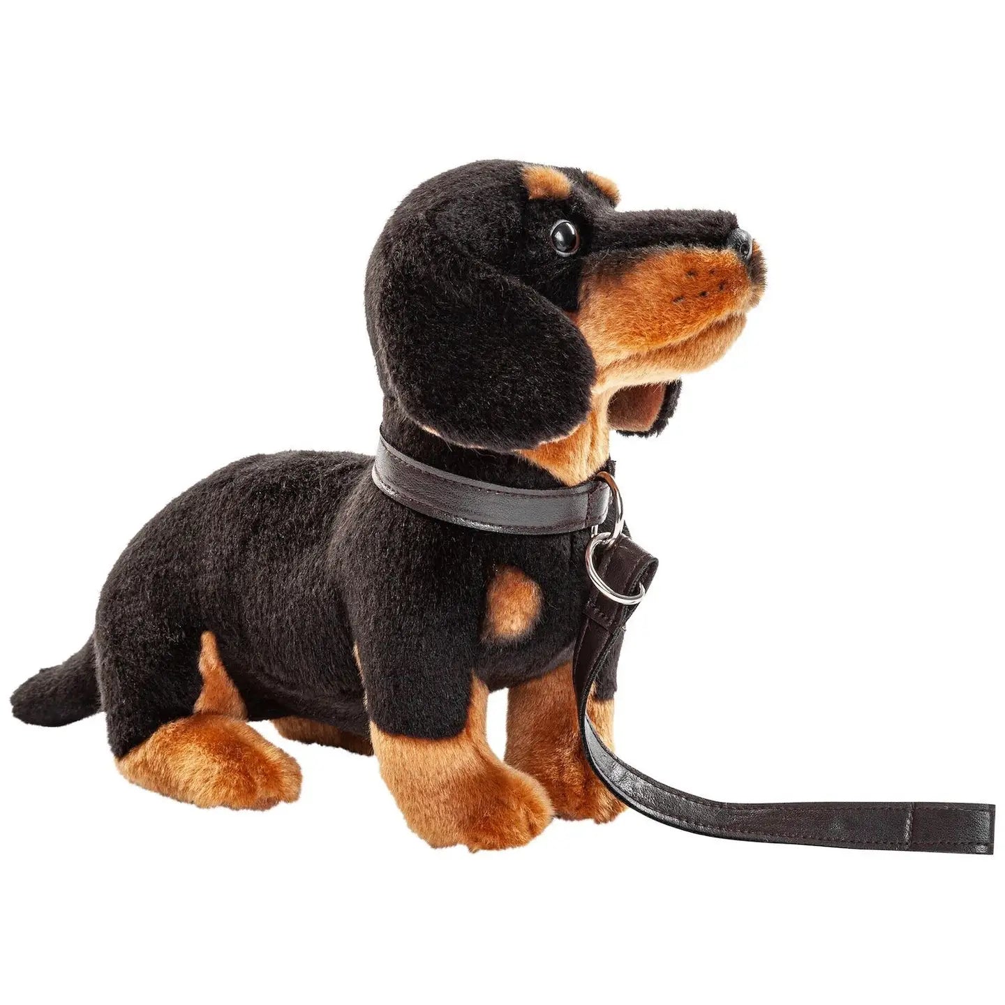 Dachshund (with Leash) - 27 cm (Length) - Cuddly/Plush Toy