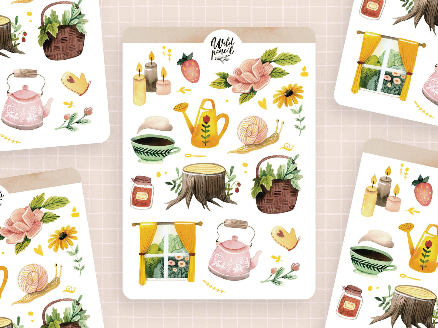 Sticker Sheet — At Grandma's
