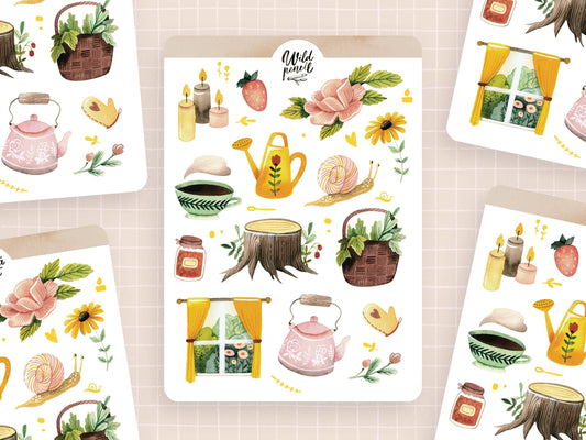 Sticker Sheet — At Grandma's