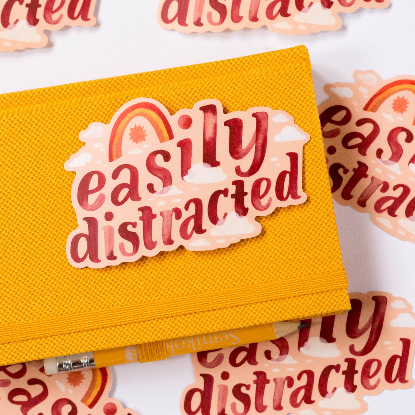 Vinyl Sticker — Easily Distracted