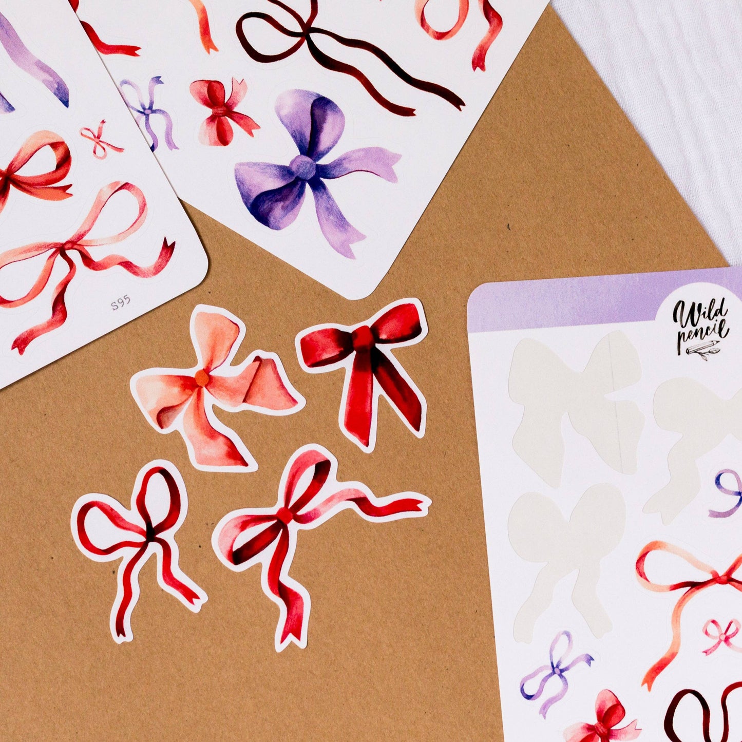 Sticker Sheet — Bows