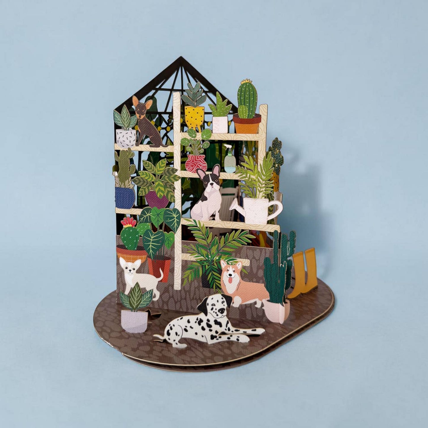 Botanical Pets Pop-Up Card