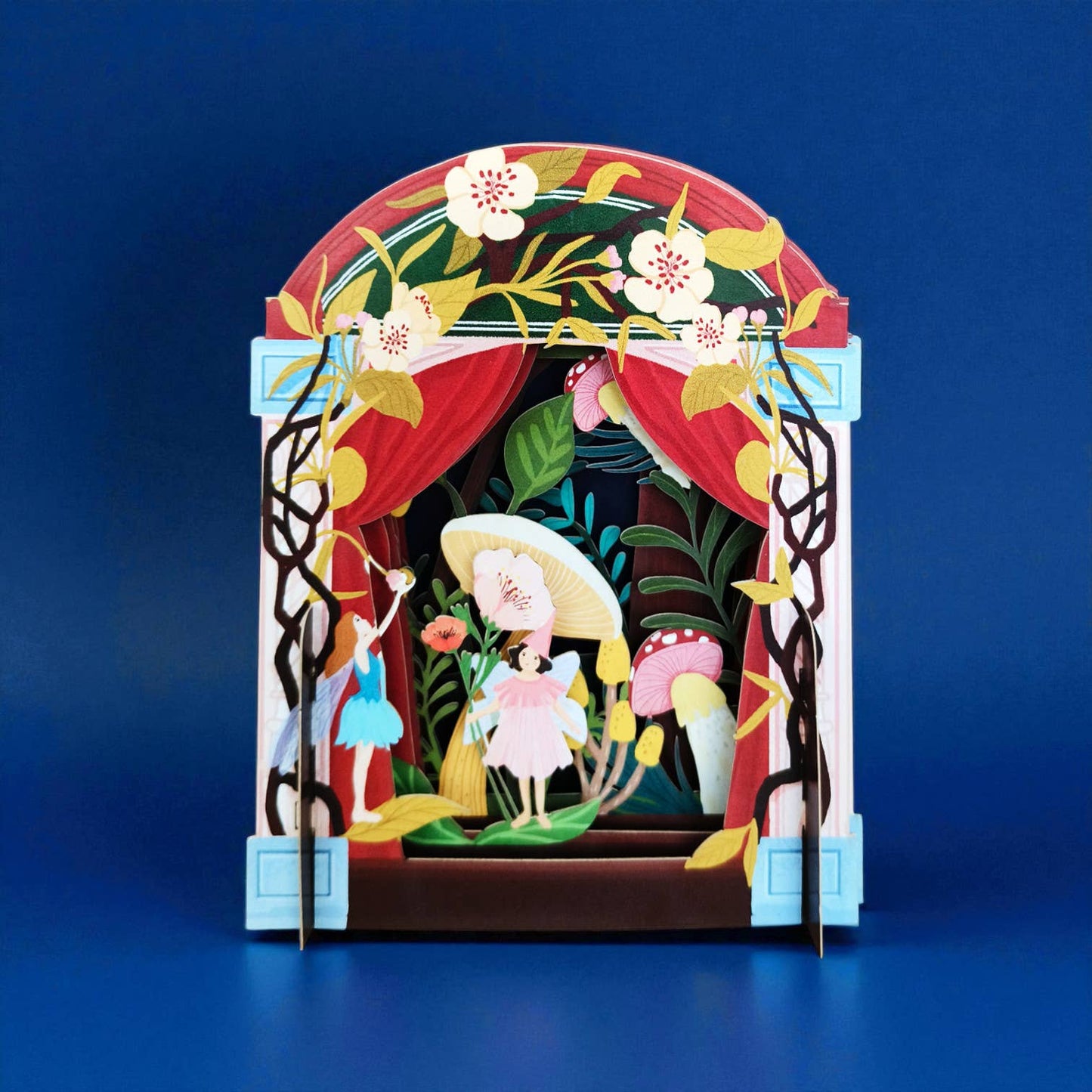 Miniature World pop up card  - Fairies