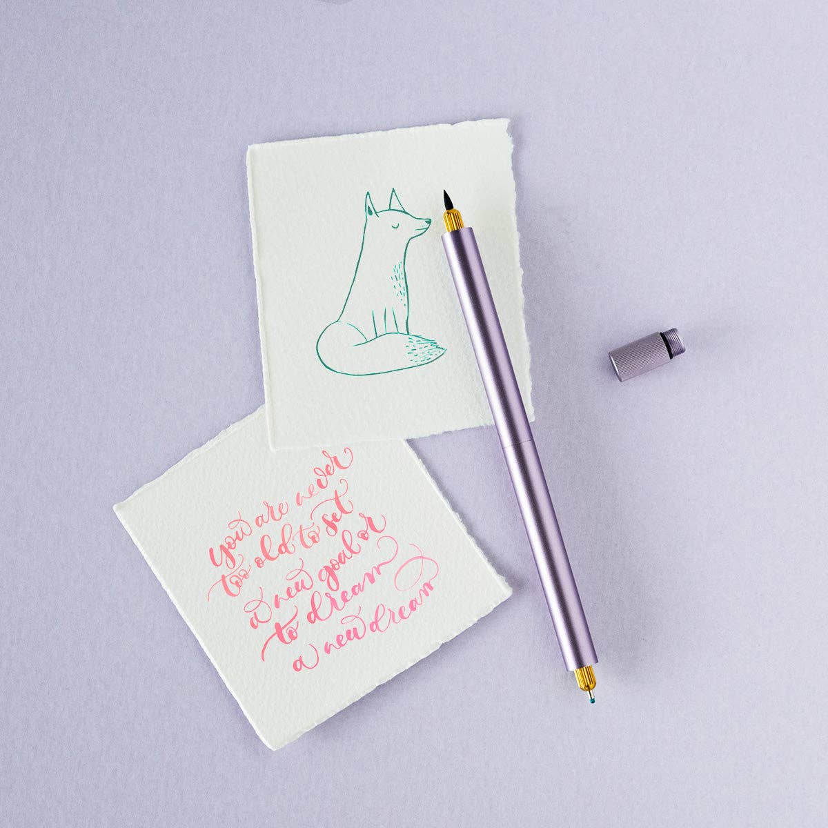 Lumos Pro - Refillable Multi-Tip Pen: Raspberry / Single Tip