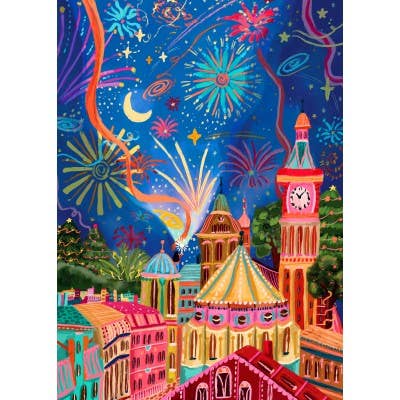 500 Piece Puzzle - Firework Light