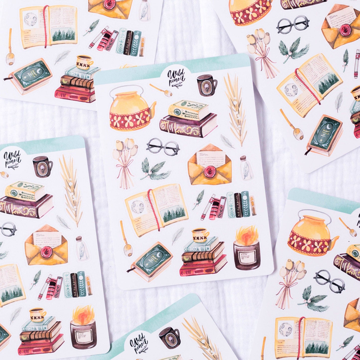 Sticker Sheet — Library