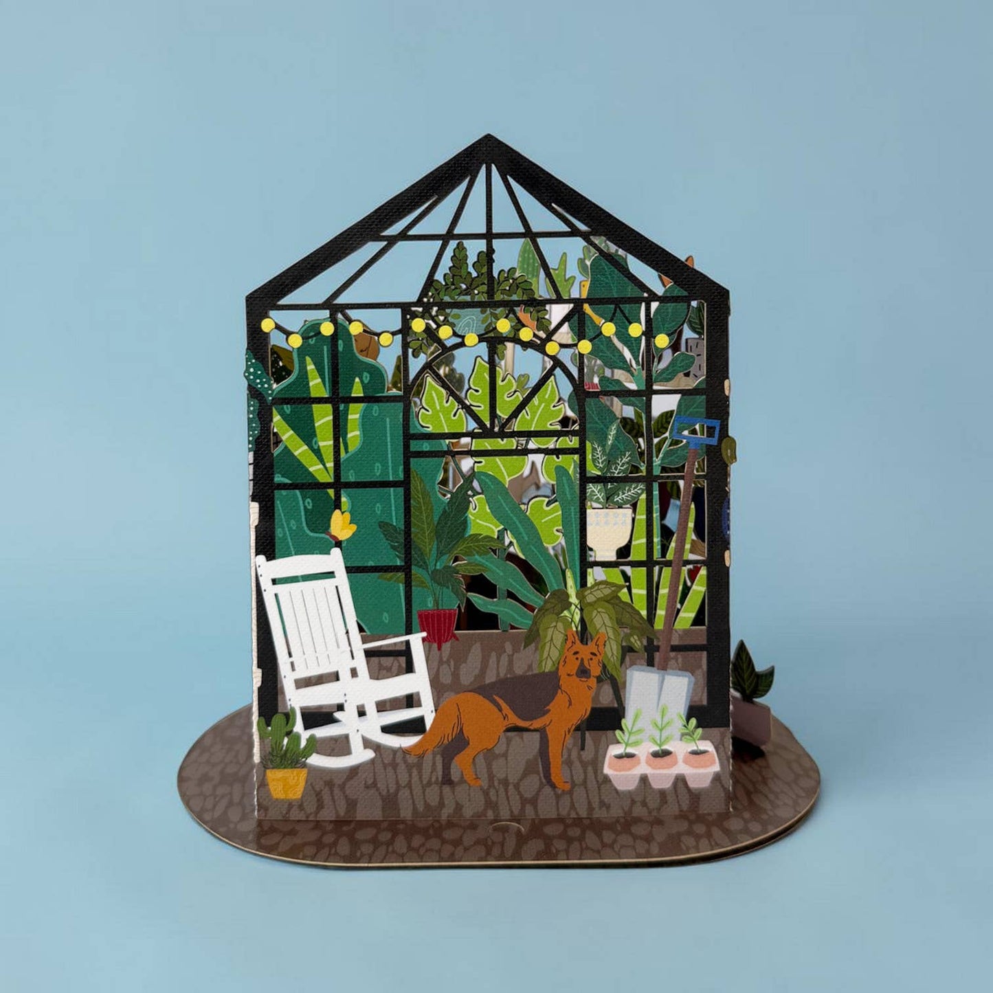 Botanical Pets Pop-Up Card