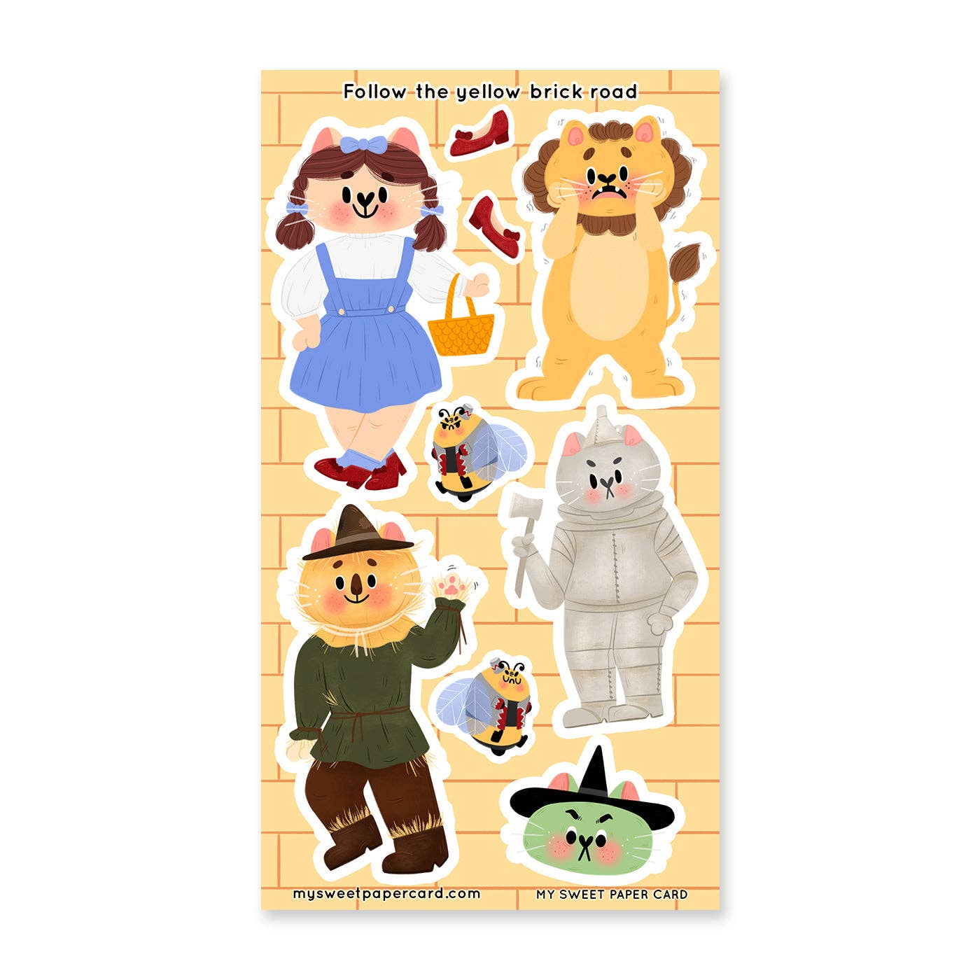 The Wizard of Oz - Stickers Sheet: Standard Matte