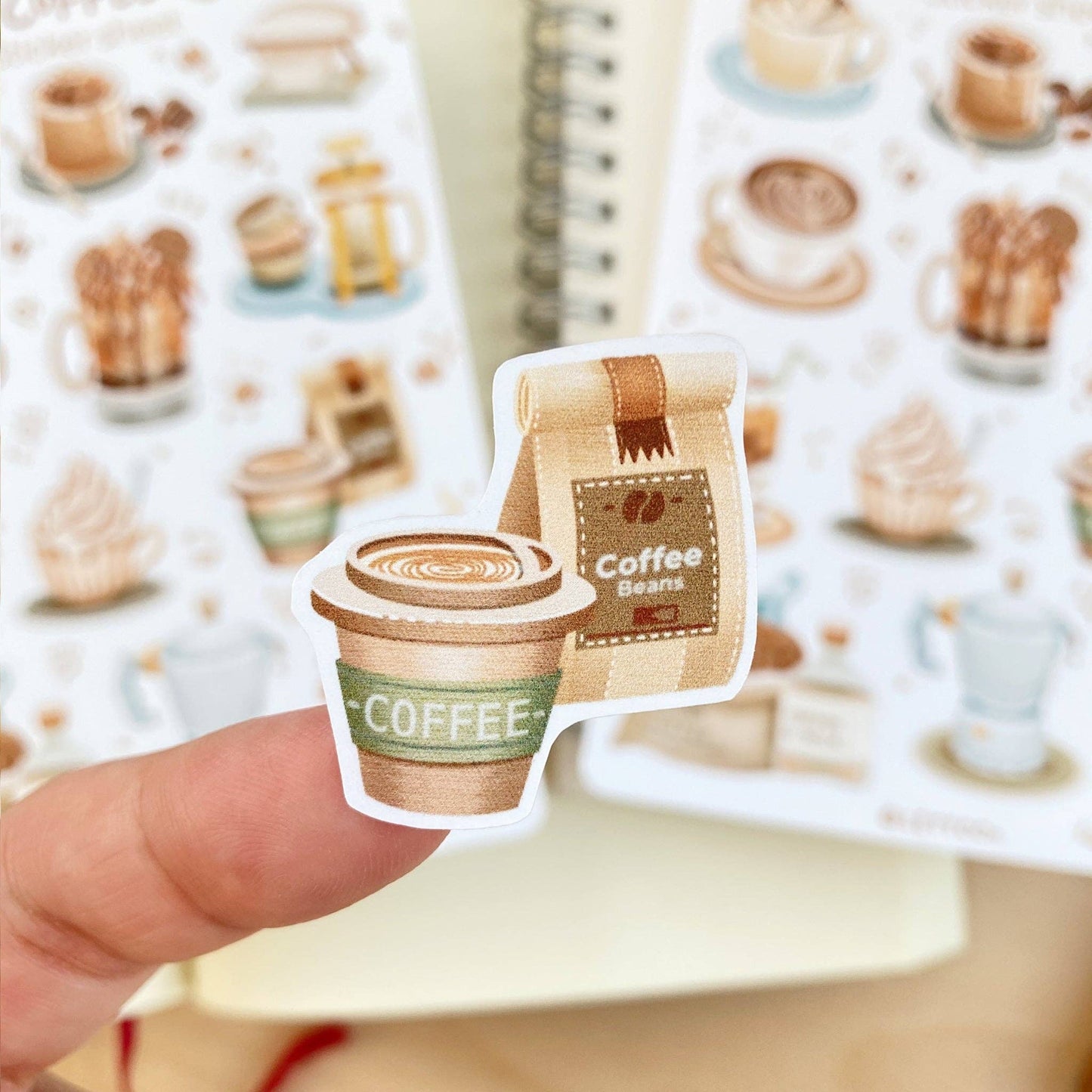 Sticker Sheet - Coffee