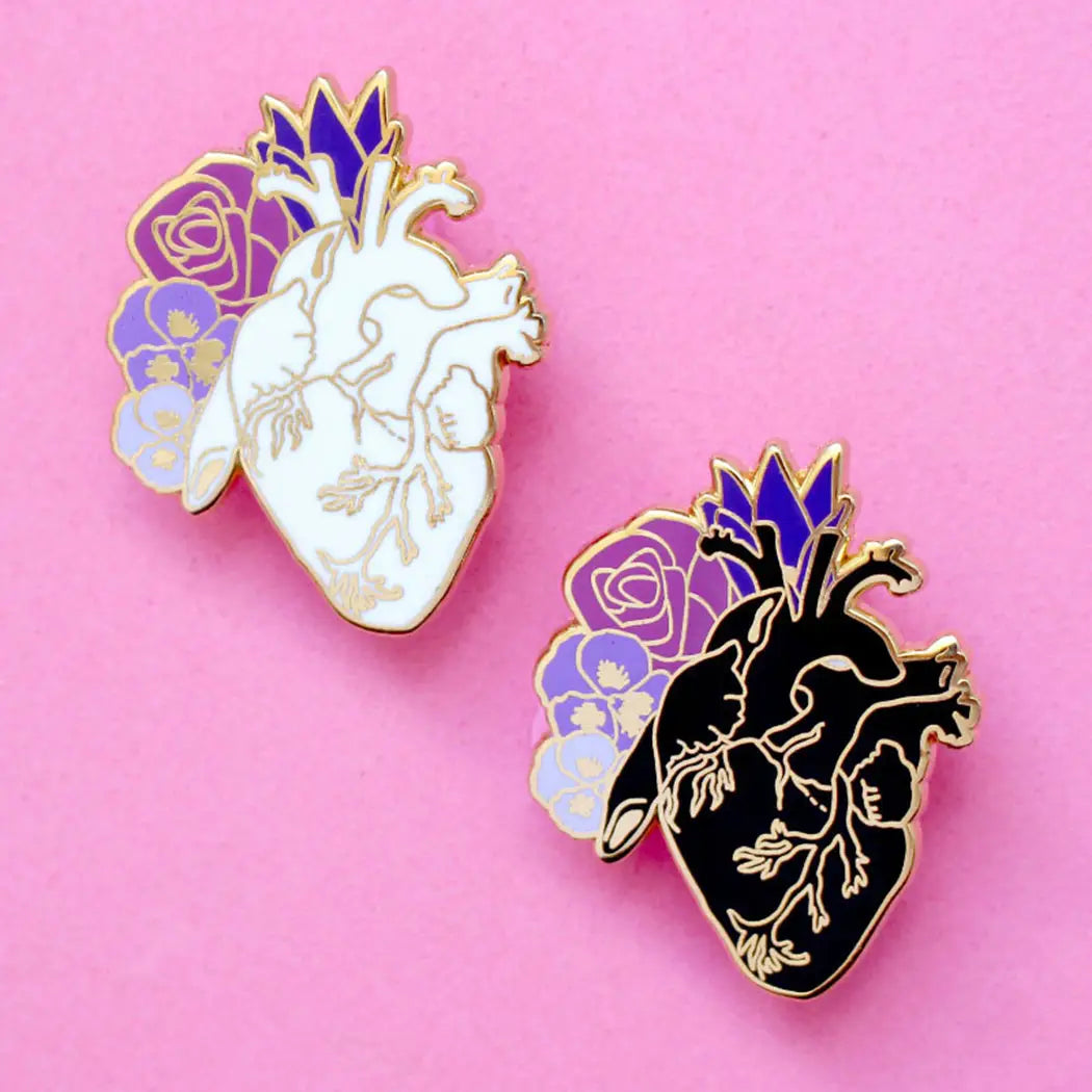 Anatomical Heart Enamel Pin