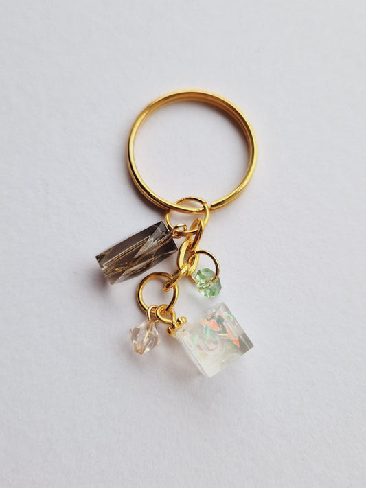 Keychain Mini D6 "Crystal Clear"