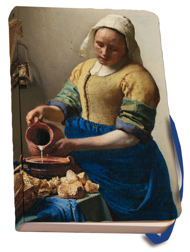 Notebook softcover A6: Het melkmeisje/The Milkmaid, Johannes Vermeer