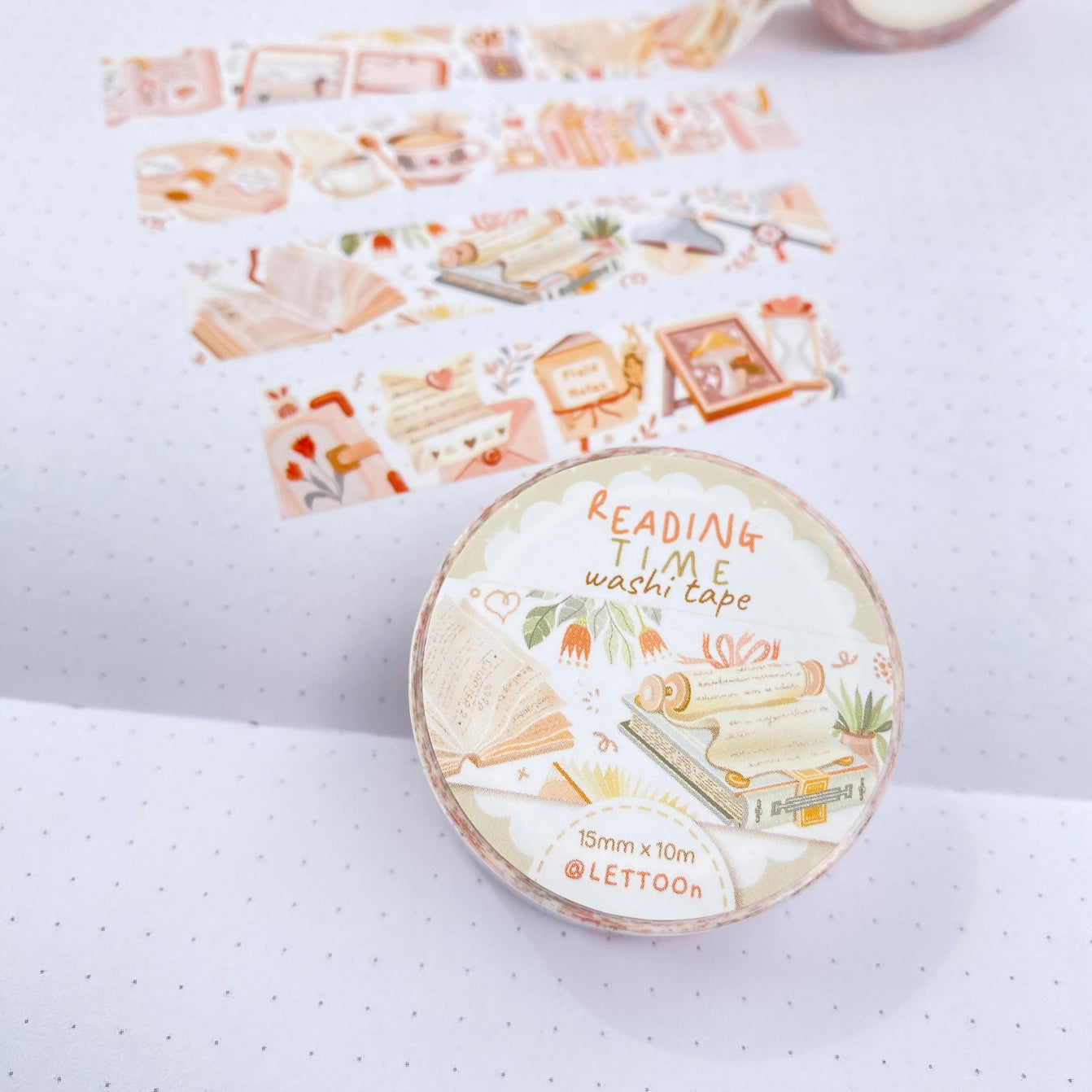 Reading Time Washi Tape