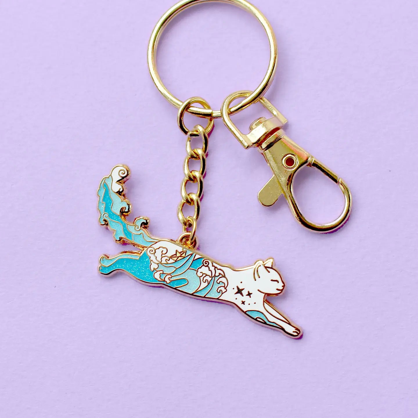 Sea Cat Keychain