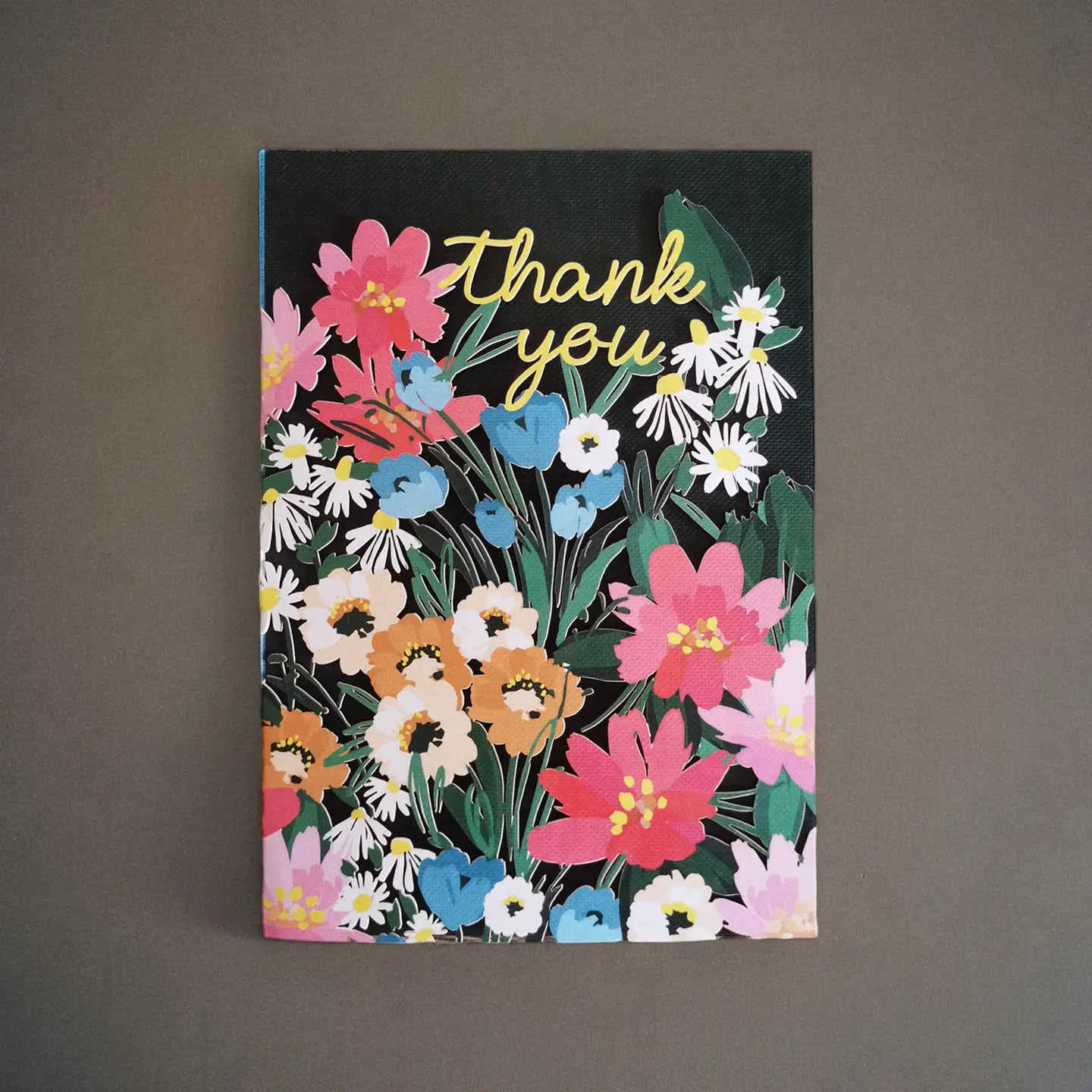 Thank You card with Flower